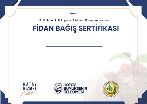 Fidan Bağış Sertifikası